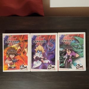 Bakugan vols 1-3 DVDs